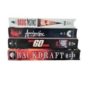 VHS tapes Action movies 4 total VHS movies